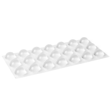 Ovivaimennin Ø19x9,5 puolipyöreä 21-pack