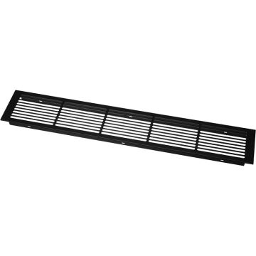 Tuuletusritilä 500 x 86 mm musta