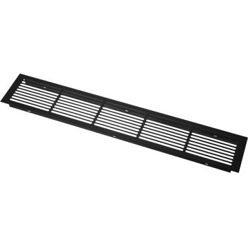 Tuuletusritilä 500 x 86 mm musta Nero