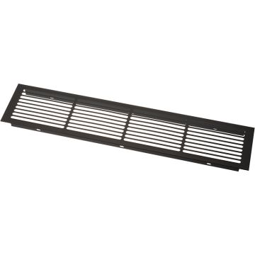 Tuuletusritilä 400 x 86 mm musta