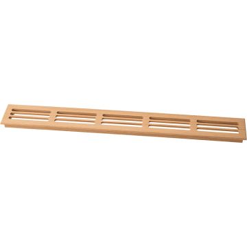 Ilmanvaihtoritilä 515 x 63 mm tammi