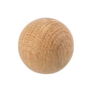 Nuppi 'Ball' tammi käsittelemätön