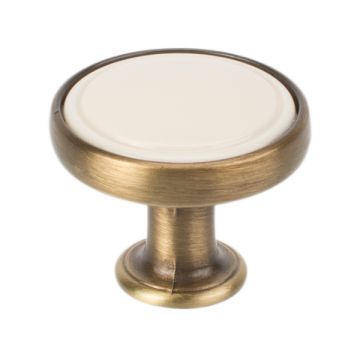 Nuppi "Bourg" harjattu pronssioksidi / beige