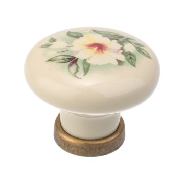 Posliininuppi "Roma" Ivory / pronssioksidi