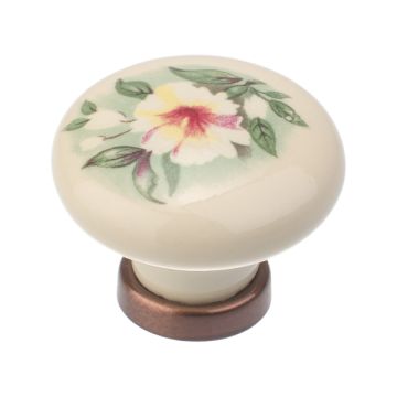 Posliininuppi "Roma" Ivory / vanha pronssi