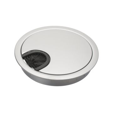 Kaapeliläpivienti Ø 80 mm Alu Look