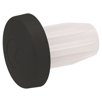 Ovenvaimennin 'Bi-Material' Ø5 mm tapilla antrasiitti