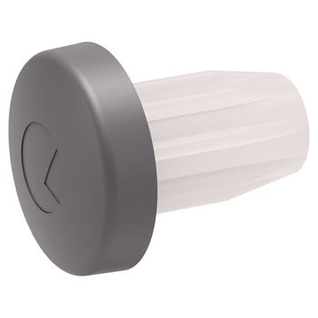 Ovenvaimennin 'Bi-Material' Ø5 mm tapilla harmaa