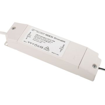 LED-muuntaja MDE30 24V 30W himmennettävä täydellinen