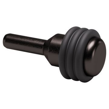 Lasihyllynkannatin 'OR' Ø3 mm tapilla Musta Nikkeli