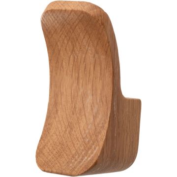Koukku 'Loop' Tammi kirkaslakattu 100 x 50 mm