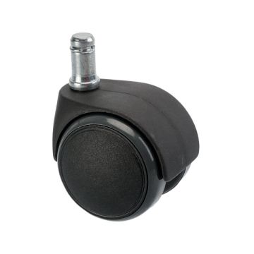 Tuolipyörä Ø 50 musta 11 mm tappi
